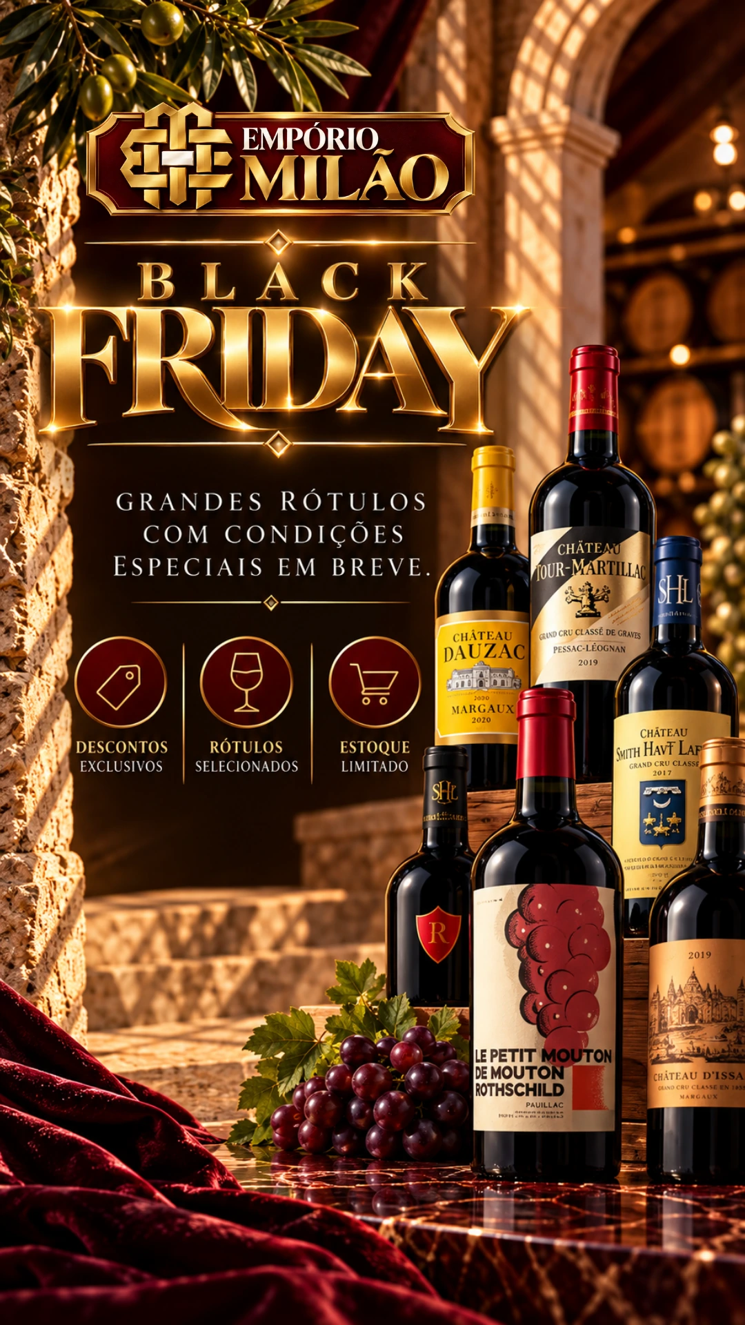 Black Milão — grandes rótulos — arte Black Milão