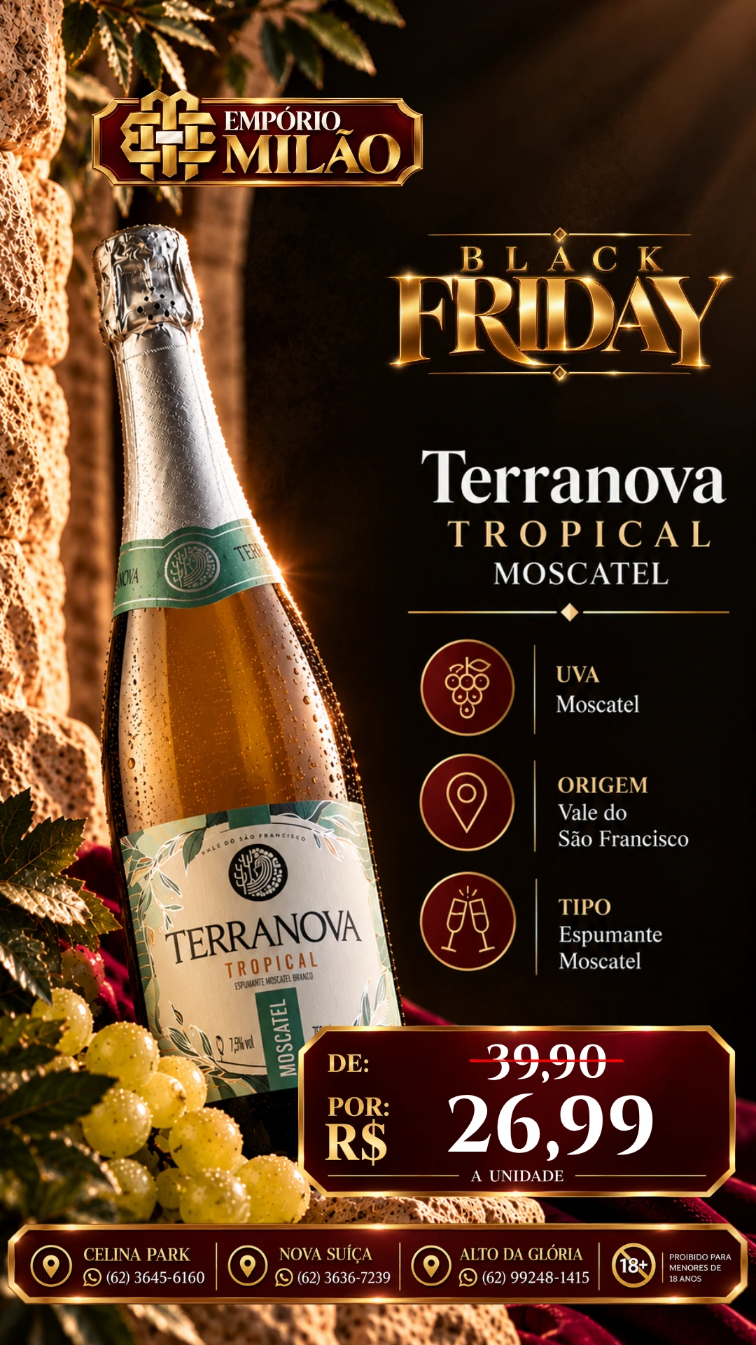 Terranova Moscatel (Miolo) — arte Black Milão
